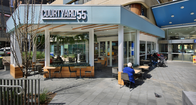 Banner Courtyard 55