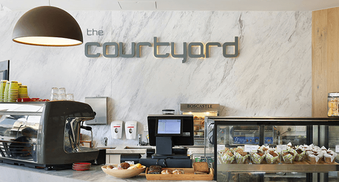 Banner The Courtyard Cafe